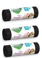 Forte+ Practi Black HDPE vrecia 60l 3x50 kusov