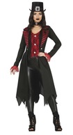 GOTHIC LADY VAMPIRE OUTFIT GOTHIC UPIRE DISCIPLINE HALLOWEEN KROJ L