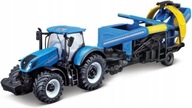 Traktor New Holland T7.315, kovový bager BBURAGO