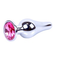 Plug-Jewellery Silver Anal Plug