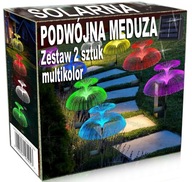 SOLAR záhradné svietidlo MEDUSA LED púpava x2