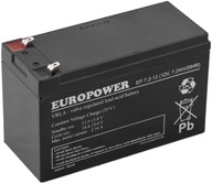 BATÉRIA BATÉRIA EUROPOWER EP 7,2 Ah 12 V 7,2-12