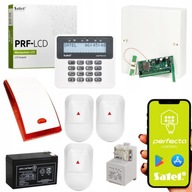 SATEL PERFECTA ALARM SYSTEM 3 POHYBOVÉ DETEKTORY PARADOX SIREN GSM APLIKÁCIA