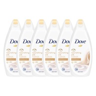 Sada sprchových gélov Dove Silk Glow 6 x 500 ml