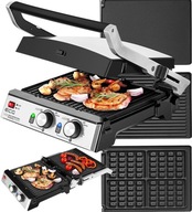 GRIL PANINI WAFFLES 3v1 ECG 2000W BBQ