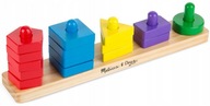 Drevené puzzle TVARY A FARBY Melissa&Doug