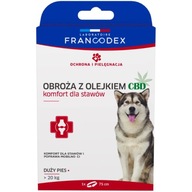 Obojok s CBD OLEJOM PRE PSY NAD 20kg FRANCODEX