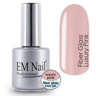 Gélová báza so skleneným vláknom EM Nail Luxury Pink