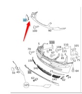 UMÝVACÍ KLAPKA LAMPY PREDNÁ MERCEDES VITO