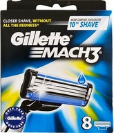 Náplne do holiacich strojčekov Gillette Mach3 SET 8 ks