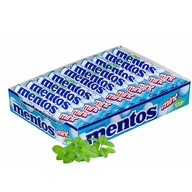 Mentos Mätové cukríky Mätové kvapky Osviežujúce mätové dražé 39g x 20ks