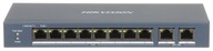 DS-3E0310P-E/M - PoE Switch 8+2 nespravovaný 60W