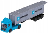 MAERSK Volvo FMX Majorette Logistic METAL 2 kontajnery