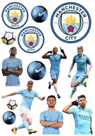 Oblátka na koláč s cukrom z Manchester City A4