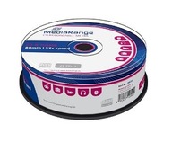 25x MediaRange CD-R 700 MB 52x Cake 25 80 min.