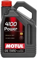 MOTUL 4100 POWER MINERÁLNY OLEJ 15W50 5L