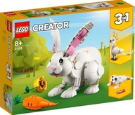 STAVEBNÉ BLOKY Sada lego kociek pre deti Creator White Rabbit