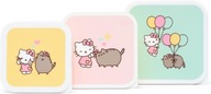 PUSHEEN SET 3 NÁDOB PUSHEEN X HELLO KITTY 71241