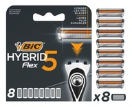 Vložky Bic Hybrid flex 5 Razor - blister po 8 ks