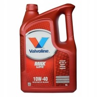 OLEJ 10W-40 5L MAX LIFE VALVOLINE