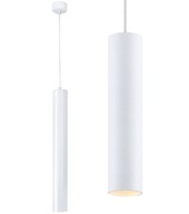 ZD74J ZÁVESNÉ LED TRÚBOVÉ STROPNÉ SVÍTIDLO 30CM BIELE