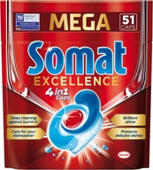 SOMAT EXCELLENCE 4V1 KAPSULE UMÝVAČKY RIADU 51 KS.