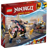 Lego Ninjago 71792 Sora's Mech premenený na pretekársku motorku