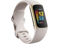 Smartband FITBIT Charge 5 Gold/Lunar White