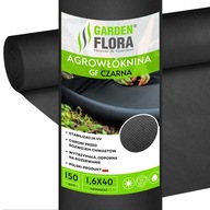 Agro GF agrotextília čierna 1,6x40m 150g/m2 HRUBA!