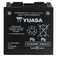 YUASA YTX20CH-BS 12V 18,9AH 270A ŠTARTOVANÁ!!!