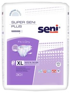 SENI SUPER PLUS XL plienkové nohavičky na suchý zips 30 ks.