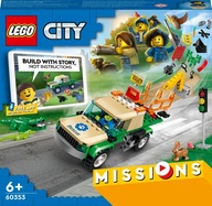 LEGO City 60353 Misia na záchranu divokých zvierat