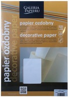 Položený dekoračný papier A4 120g biely 206001