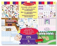 Melissa&Doug opakovane použiteľné nálepky HOUSE 175 ks