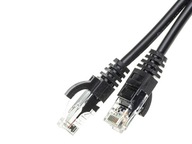 KÁBEL UTP RJ45 rovný kat.6e 2,0m ČIERNA 54634