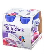 NUTRIDRINK MULTI FIBER Jahoda 4 x 125 ml