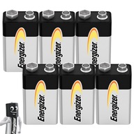 Batéria 9V 6F22 Alkaline Energizer 6LR61 R9 Toys Diaľkové ovládanie 6 ks L