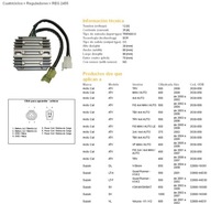 Regulátor napätia Dze Suzuki Dl650 04 09 Sv650 03