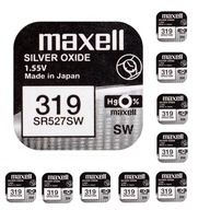 BATÉRIA MAXELL 319 SR527SW 1,55V 10 KS