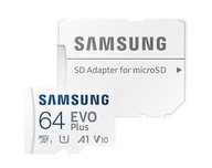 microSD karta Samsung EVO Plus 64 GB 130 MB/s