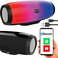 Bezdrôtový Bluetooth reproduktor SMUVE Aura TWS USB FM XBass + LCD RGB