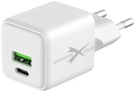 USB-C Type-C + USB nabíjačka eXtremestyle GaN evo PD3.0 25W PPS QC4