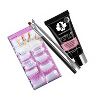 ACRYL GEL set 30ml PRÁŠKOVÝ GÉL + formy kefky