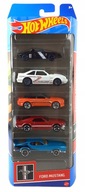 HOT WHEELS sada 5 kusov AUTEK 5-balenie FORD MUSTANG