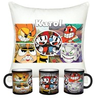 SET CUPHEAD MAGICKÝ HRNEK + VANKÚŠ + MENO