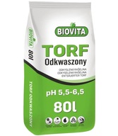 Odkyslená rašelinová zemina pH 5,5-6,5 BIOVITA 80L