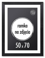 RÁM NA FOTO 50x70 B2 čierny drevený rám