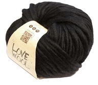 LOVE WOOL 108 BLACK KATIA priadza vlna/alpaka 14770