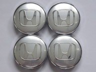 4x Caps Emblémy na ráfiky HONDA 60 mm strieborné