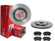 BREMBO ZADNÉ DISKY, DESTIČKY, AUDI Q5 8R FY 330MM